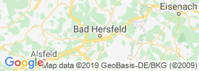 Bad Hersfeld map